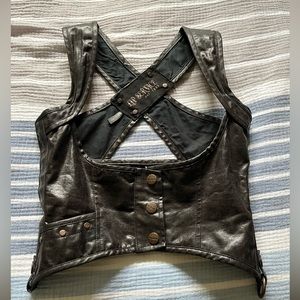 • MOVING LAST CHANCE 7/31/2024 • Lip Service Goth Steampunk vest Small ISO Swap